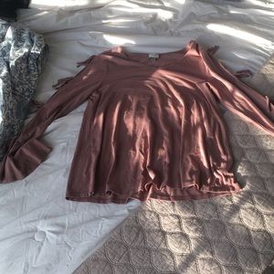 Loose blush top